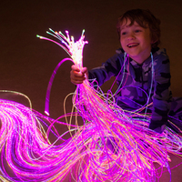 Équipement de Salle Sensorielle Sûre : Kit d'Éclairage à Fibres Optiques RGB, Dispositifs de Stimulation Visuelle pour les Personnes Atteintes d'Autisme et de TDAH
