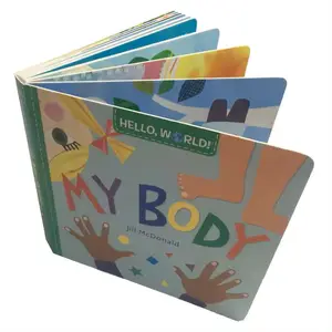 Libro de tapa dura personalizado, marca de cuentos, libros de ilustración para niños, tablero inglés para niños, impresión de libros, Impresión de cartón