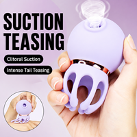 Vibrateur Clitoridien Octopus en Gros, 9 Modes de Vibration, 5 Modes de Succion, Étanche IPX7, Rechargeable USB Magnétique, Jouet Adulte