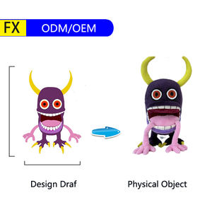 Muñeco de Peluche Personalizado con Diseño de Monstruo Feo, Juguete de Peluche Súper Suave, Mini Peluche de Marcas, Algodón PP, Alivio del Estrés para Bodas - Product Image 2