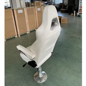 マリンカスタマイズカラーパイロットチェア折りたたみ式ボートキャプテンチェアアルミ台座付き - Product Image 2