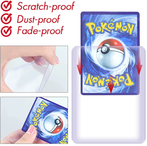 Vente en gros 35pt Pochettes de cartes acryliques transparentes recyclables pour Albums de jeux Collectionneurs de cartes Protection de cartes - Product Image 2