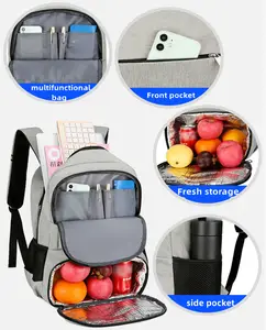 Großhandel Custom Rucksack für reisende Rucksack Hochleistungs-Laptop-Rucksäcke Schul rucksack mit frischer Aufbewahrung