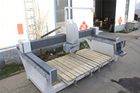Machine de découpe de pierre à vision caméra, scie à pont CNC 5 axes pour granit, machine de découpe automatique de granit