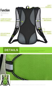 Mochilas de Hidratación Personalizadas Impermeables para Ciclismo, Senderismo y Actividades al Aire Libre con Bolsa de Agua - Product Image 2