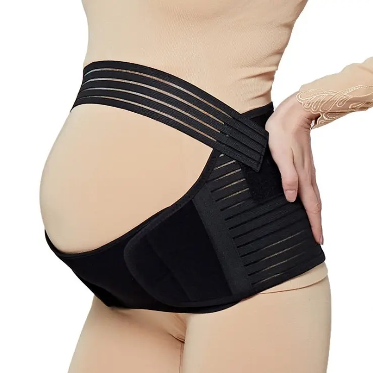 Pregnancy Support Waist Belly Band Adjustable size Abdominal Binder Maternity Belt for back pain