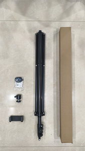 Chuyên nghiệp nối dài nhôm kỹ thuật số 360 xoay ngang ổn định DSLR 2.1m video chủ điện thoại di động đứng máy ảnh Tripod - Product Image 2