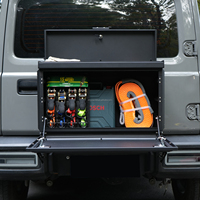 Boîte de rangement multifonctionnelle pour hayon pour Suzuki Jimny 2019-ON, accessoires Jimny, boîte à outils en aluminium pour hayon