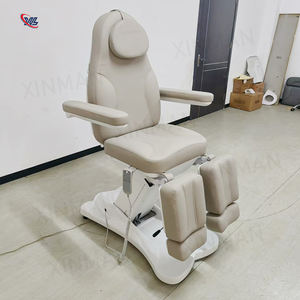 नए डिजाइन अनुकूलित छोटे आधार पेडीक्योर चेयर अस्पताल फर्नीचर स्प्लिट लेग इलेक्ट्रिक पोडिट्री चेयर - Product Image 4