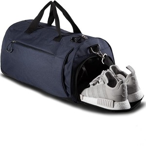 Custom Logo Weekend Handtas Reistas Bagage Oxford Enkele Schouder Fitness Tas Sport Sporttas Met Schoenenvak - Product Image 4