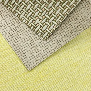 Papel de parede natural Aq-8 grama papel de parede