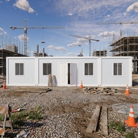 Maison modulaire préfabriquée MHY à structure combinée multi-unités, ignifuge, déplaçable, pour extérieur temporaire