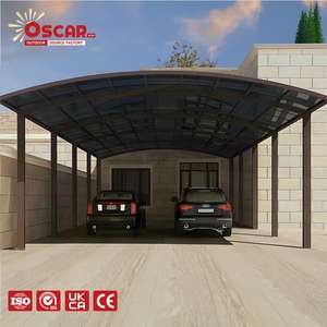 Abri de voiture en aluminium double en Y, <span class=keywords><strong>prix</strong></span> d'usine, pour <span class=keywords><strong>voitures</strong></span>, maison, parking extérieur, allée - Product Image 1