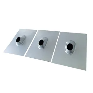 Flat B-Vent Roof Jack 5 inch Tapered Barrel B-Vent Roof Jack Penetration Flashing For Flat Roof - No Cap