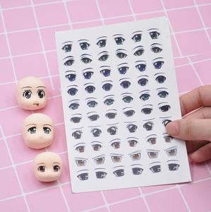 Wholesale Soft Clay Doll Cartoon Eye Film Face Eye Water <strong>DIY</strong> <strong>Sticker</strong> - Product Image 6