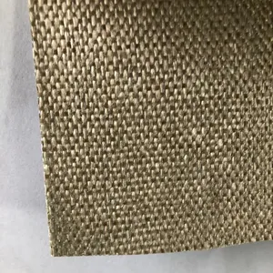 Resist Heat Flame Retardant Aluminum Foil Fiber Glass Fabric High Silica Cloth