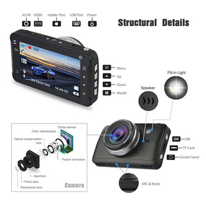 Novatek <span class=keywords><strong>96650</strong></span> handleiding fhd 1080 p 3 inch auto camera dvr video recorder - Product Image 4