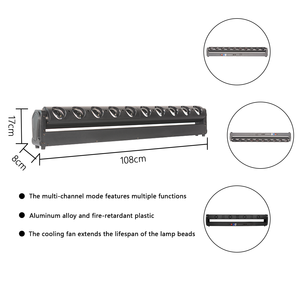 10X40W RGBW 4In1ビーム<span class=keywords><strong>Led</strong></span>コントロールムービングヘッドスキャンライトDmx512 Djモバイルライトバーパーティー用KTVホームウェディング効果ランプ - Product Image 6
