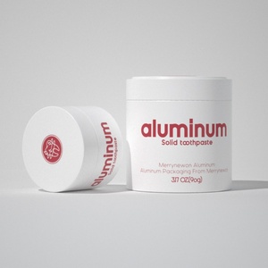Luxury Aluminum Tin Canisters for Gummies & Supplements High-End Empty Metal Packaging Jars - Product Image 1