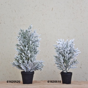 Petit bonsaï de pin blanc et vert en plastique de Hunan Zhangjiajie Fuyuan, 50 cm de haut, plante en pot simulée pour la Saint-Valentin et Halloween - Product Image 4