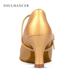 <span class=keywords><strong>Soul</strong></span> & BD personalizado barato tacón alto suela de cuero Batacha <span class=keywords><strong>Jazz</strong></span> zapatos para mujer oro salón Tango moderno baile latino botas - Product Image 5