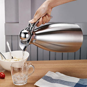 Fournitures pour restaurants et hôtels, cafetière arabe Dallah en acier inoxydable, pot à eau chaude, distributeur d'eau sous vide, <span class=keywords><strong>buffet</strong></span> - Product Image 2