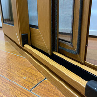 Dernière fenêtre coulissante moderne de luxe CE Meilleur cadre en alliage d'aluminium pour fenêtre coulissante en aluminium