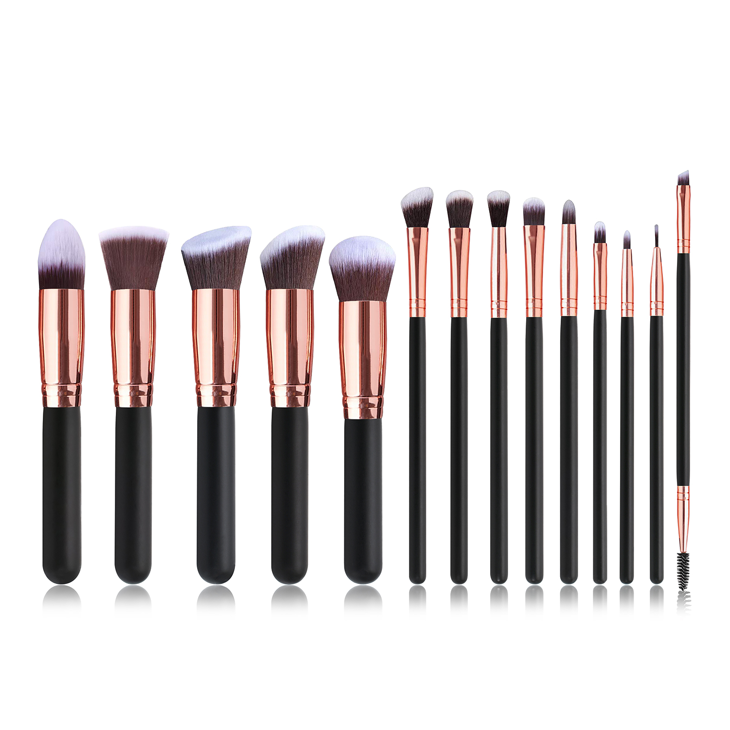 14pcs-lumière rose or