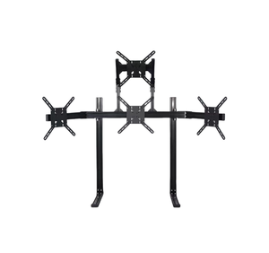 Supporto per Tre Monitor in Profilo di Alluminio, Supporto per Display LCD a 3 Schermi, Montaggio per Tre Monitor per Simulatore di Guida e Cockpit da Corsa - Product Image 3