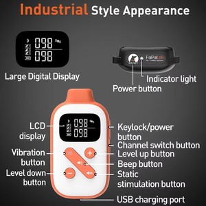 Humane No Shock Dog Training Collar with <b>Remote</b>, Rechargeable Waterproof Pet Trainer with Beep <b>Vibration</b> for Obedience Training - Product Image 5