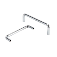 Poignée de meuble de cuisine moderne en acier au carbone LS511-100, forme en U, durable, pour porte de placard, tiroir, et serrures de placard