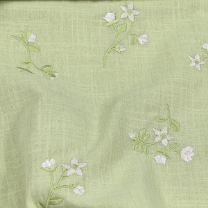 Tissu NR 12% Nylon 88% Viscose Teint Broderie Crêpe froissé NR Crêpe uni Nylon Rayonne - Product Image 6