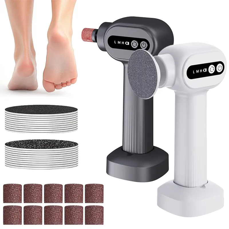 Cordless Portable USB Rechargeable Foot Scrubber Hard Dead Skin Callous Remover Electric Foot File Vacuum Callus Remover