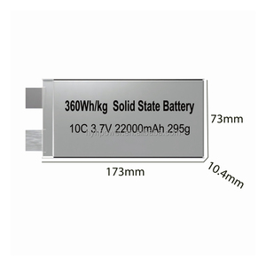 แบตเตอรี่โซลิดสเตท HYH 3.7V 22000mAh 360Wh/kg ลิเธียมบางเฉียบสำหรับโดรน UAV HYH-SSB-3.7V22000mAh HYH-SSB-3.7V22000mAh - Product Image 1