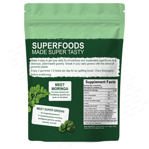 Gomitas de Moringa con Manzana Verde de Marca Privada, Gomitas Energéticas Sin Cafeína para Energía y Concentración - Product Image 2
