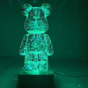 Ammy Regalo del Día de San Valentín Luz LED oso de peluche con caja de regalo Oso de <span class=keywords><strong>abrazo</strong></span> colorido con corazón Osos brillantes LED - Product Image 2