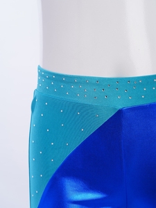 6-16 Kids Girls <b>Dance</b> Costume Toddler Gymnastics <b>Dance</b> Shorts Metallic Shorts For Practice Performance Competition Latin <b>Dance</b> - Product Image 5