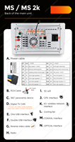 MEKEDE MS autoradio 7 9 10 13 pulgadas pantalla táctil radio audio estéreo Android reproductor multimedia de coche para coche