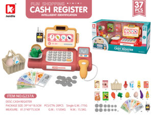 <span class=keywords><strong>Jouet</strong></span> de caissier interactif 2025-Système de paiement électronique avec calculatrice bilingue Meilleur cadeau d'anniversaire pour les enfants de 5 à 8 ans - Product Image 3