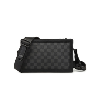 Sac à bandoulière pour <span class=keywords><strong>homme</strong></span> de luxe haut de gamme, petit sac messager, personnalisable avec impression intégrale, polyester imperméable, cuir PU, <span class=keywords><strong>tendance</strong></span> - Product Image 5