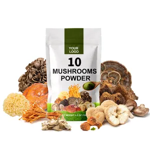 Misture extrato de cogumelo Polissacarídeo 30%, maitake, crina de leão, codyceps, reishi, shiitake, extrato chaga misturado