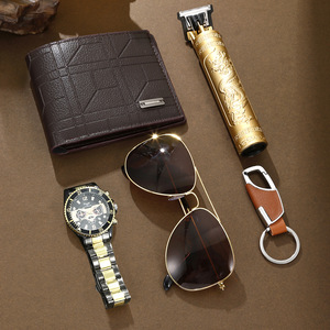 Idées de coffrets cadeaux d'entreprise personnalisés, cadeaux promotionnels d'affaires, montre à quartz, tondeuse à cheveux, portefeuille, lunettes de soleil, boîte <span class=keywords><strong>cadeau</strong></span> <span class=keywords><strong>pour</strong></span> hommes - Product Image 2