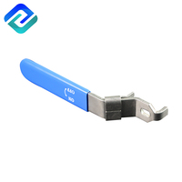 Robinet à tournant sphérique en acier inoxydable raccord poignée à levier avec serrure