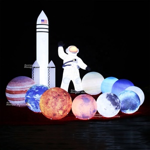 Phi hành gia dẫn Inflatable tên lửa hành tinh, mặt trời, sao Mộc, Saturn, Uranus, Neptune, trái đất, MARS, thủy ngân, sao Diêm Vương, mặt trăng bóng - Product Image 2