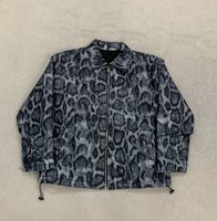 Nouveauté Automne/Hiver, veste bomber rétro slim fit à imprimé léopard, fermeture éclair en polyester, streetwear haut de gamme pour hommes