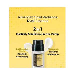 Sérum anti-âge Advanced Snail Radiance Dual Essence 80ml pour le visage - Product Image 4