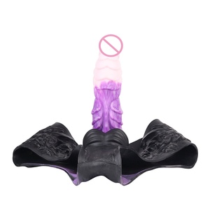 Funda de silicona realista para pene, funda para dildo con correa, condones de dragón, extensor de pene, juguetes sexuales para mujeres - Product Image 3
