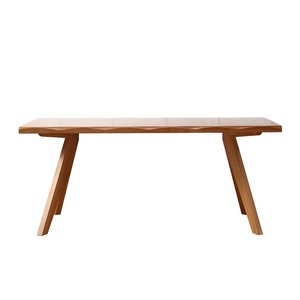 Solid Wood Slab <b>Dining</b> <b>Table</b> Rectangle Japanese Cherry Wood Stable Design For Home <b>Dining</b> Room - Product Image 5