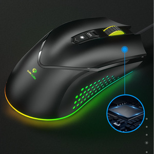 Tối người ngoài hành tinh V700 RGB chuột gamer máy tính quang có dây Chuột chơi game cho trò chơi - Product Image 3