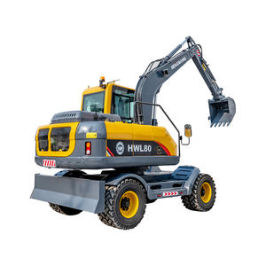 HW excavadora à roues chine petite ensacheuse pelle mini pelle commande étoile avec roues - Product Image 6